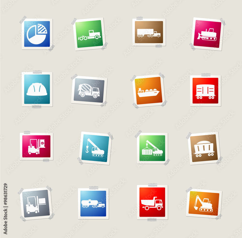 Industrial simply icons