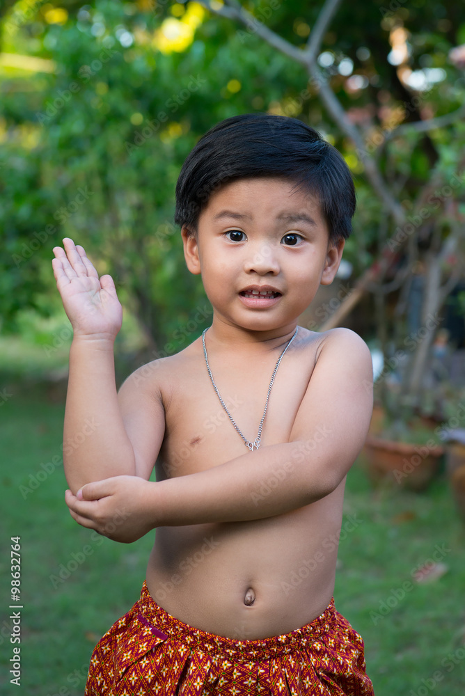 outdoor portrait of a little asian boy at the evening light. outdoor portrait of a little asian boy at the evening light.
