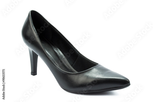 Black high heels pumps