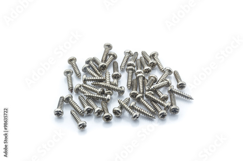 Stainless Self-Tapping Screw on white background