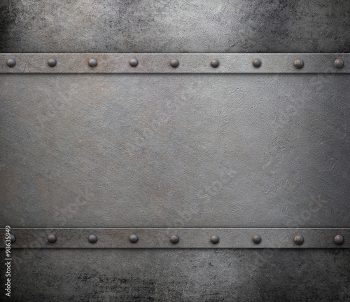 metal background with rivets