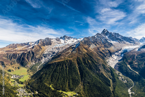 Aiguille Verte, Chardonnet And Glaciers-France