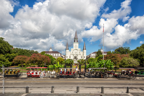 St. Louis Cathedral in the French Quarter, New Orleans, Louisian