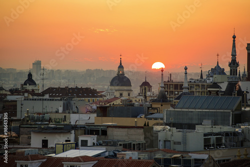 Madrid skyline