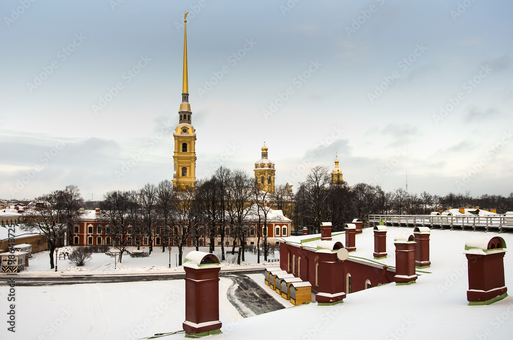 Obraz premium Peter and Paul fortress.