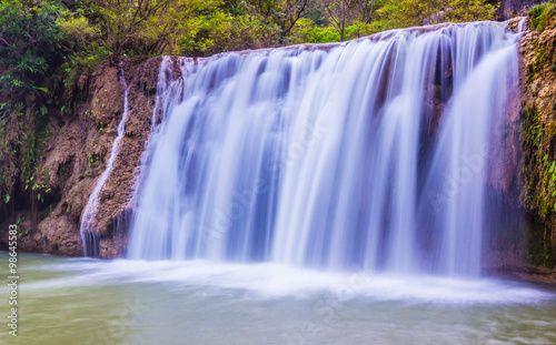beautiful waterfalls the 'Tee lor su' in Thailand