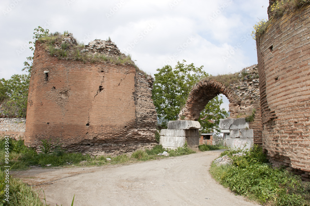 Gate of Iznik ( Nicea ), Turkey