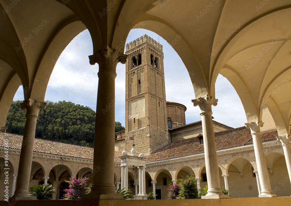 ancient abbey of Praglia  Italy