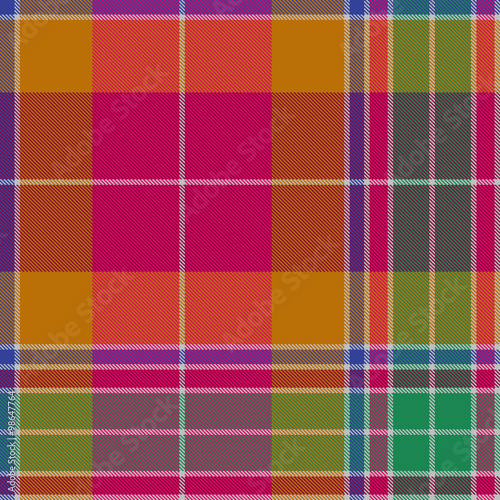 Textured tartan plaid