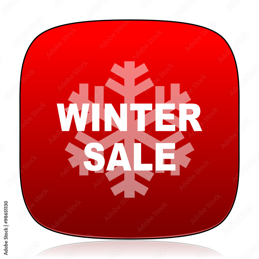 winter sale icon