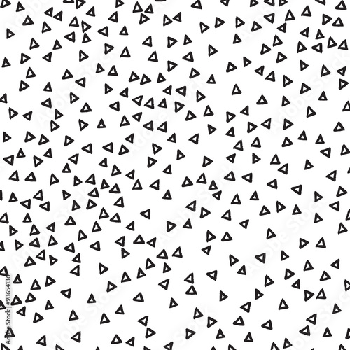 Pattern. Modern stylish texture. Cute hand drawn ink background