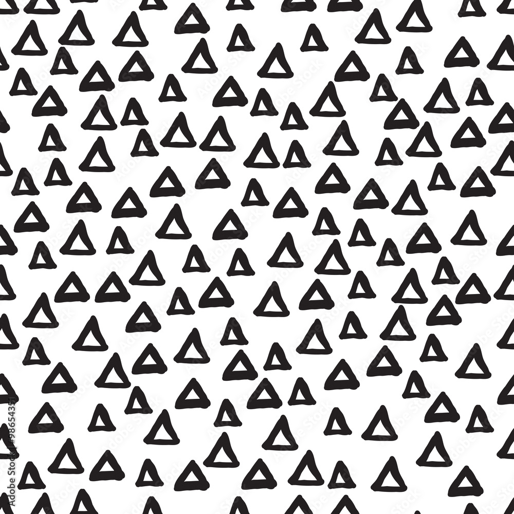 Hand drawn style abstract seamless pattern. Tiling repeat background in black and white. Hand drawn style abstract seamless pattern. Tiling repeat background in black and white.
