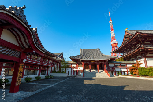 Z  j  -ji Temple in Tokyo  Japan. 