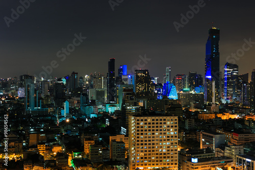 Night city in Bangkok