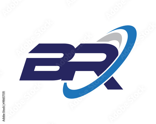 BR Letter Swoosh Logo