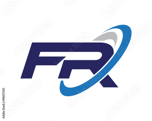 FR Letter Swoosh Logo