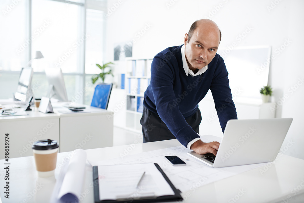 Serious businessman Serious businessman