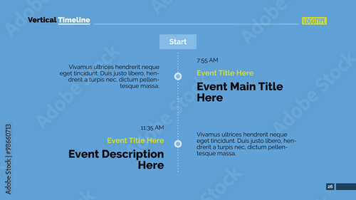 Vertical timeline slide 1