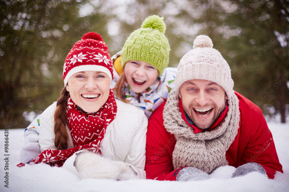 Fototapeta premium Winter vacations