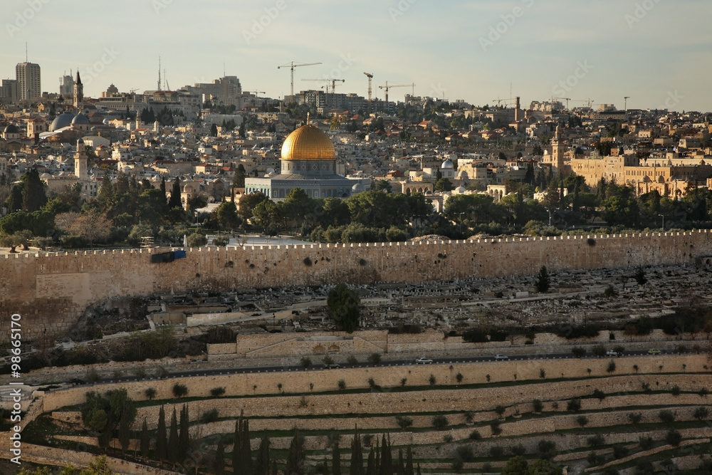 Obraz premium Panoramic view of Jerusalem. Israel