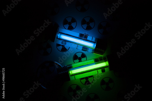 Radioactive glow (GTLS - gaseous tritium light source)