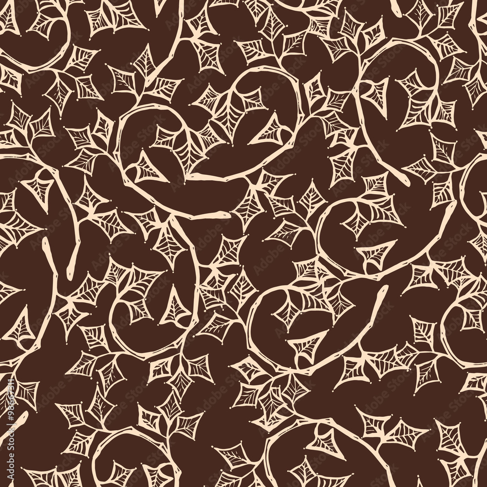 Background with branches, flowers and butterflies Background with branches, flowers and butterflies