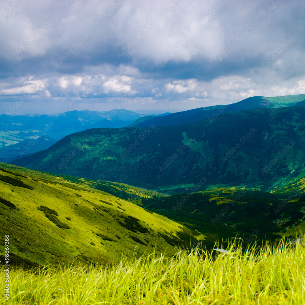 Beautiful mountain landscape Beautiful mountain landscape