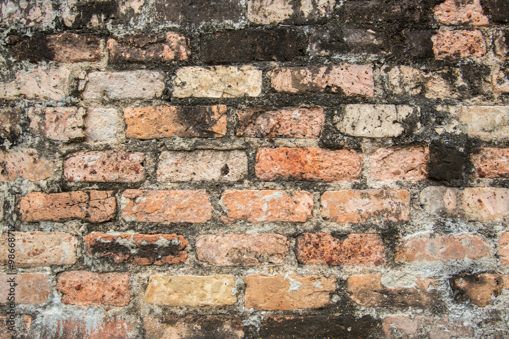 Old brick wall in a background image Old brick wall in a background image
