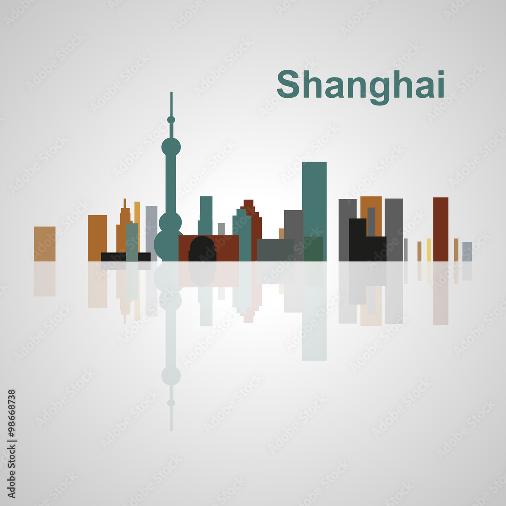 Fototapeta premium Singapore skyline for your design