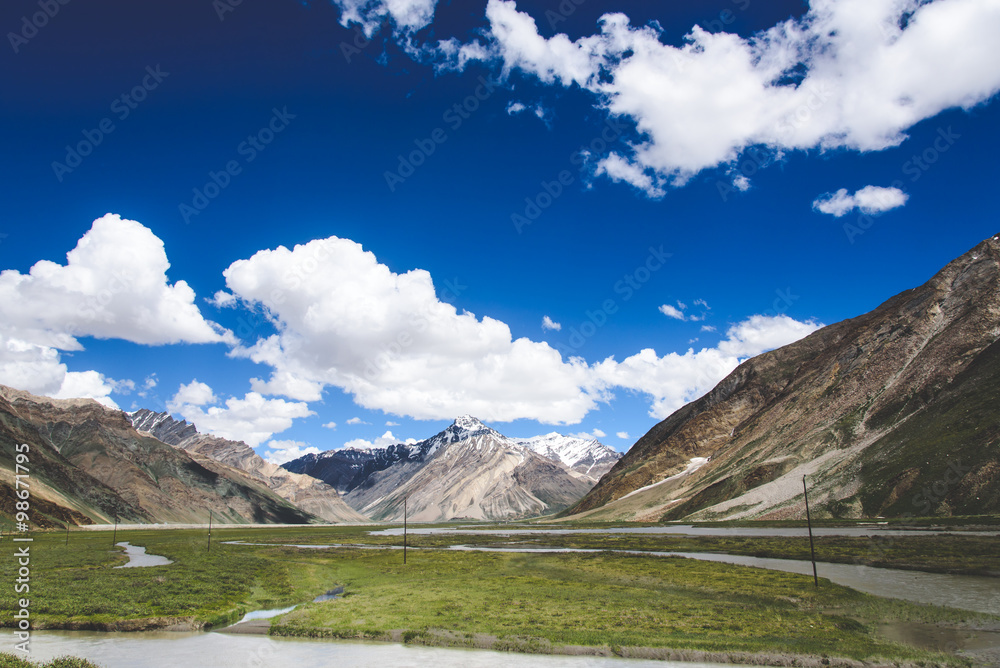 Himalayan landscape in Leh Ladakh,India
