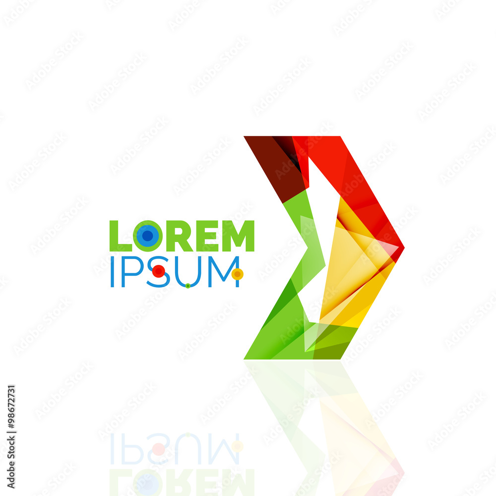 Vector arrow logo Vector arrow logo