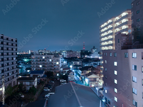 Foto A night day of japan