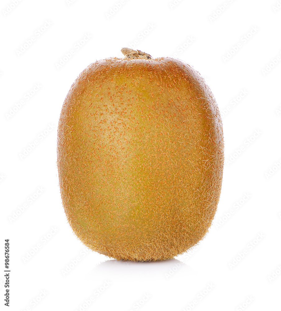 Fototapeta premium Kiwi fruit isolated on white background, macro