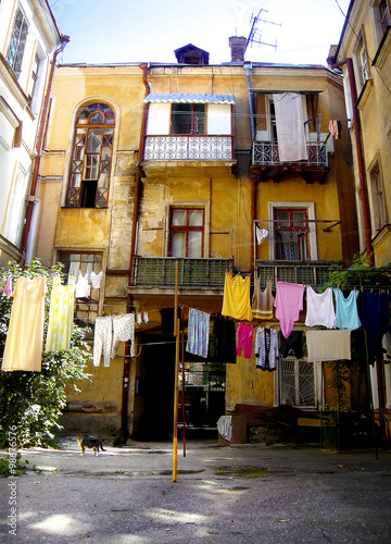 Fotografie Odessa courtyard