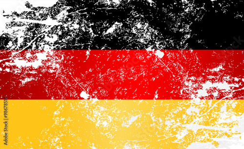 Germany Grunge Texture Flag