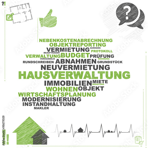 Hausverwaltung | Word Cloud