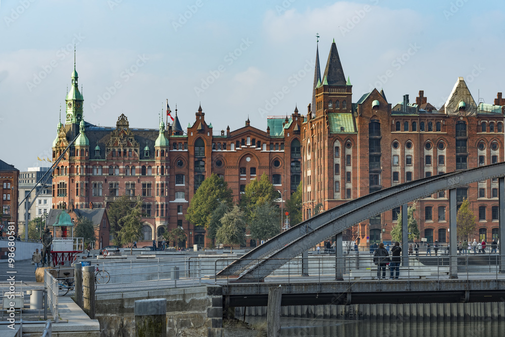 Hamburg  Hafen Brücke