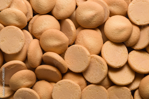 Round Biscuits Background photo