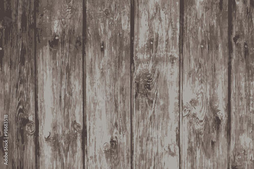 Wood texture. Natural vector wooden background.