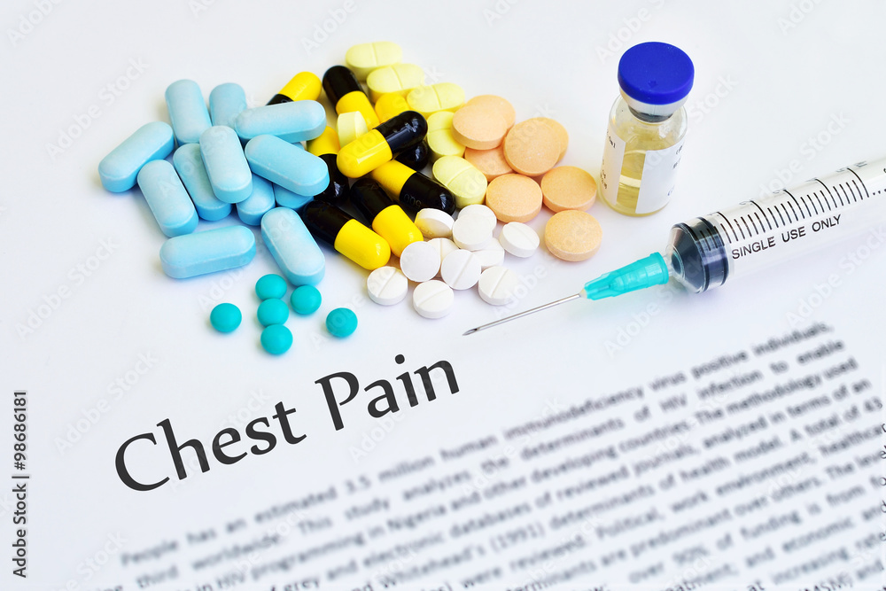 Drugs for chest pain treatment Stock Photo Adobe Stock