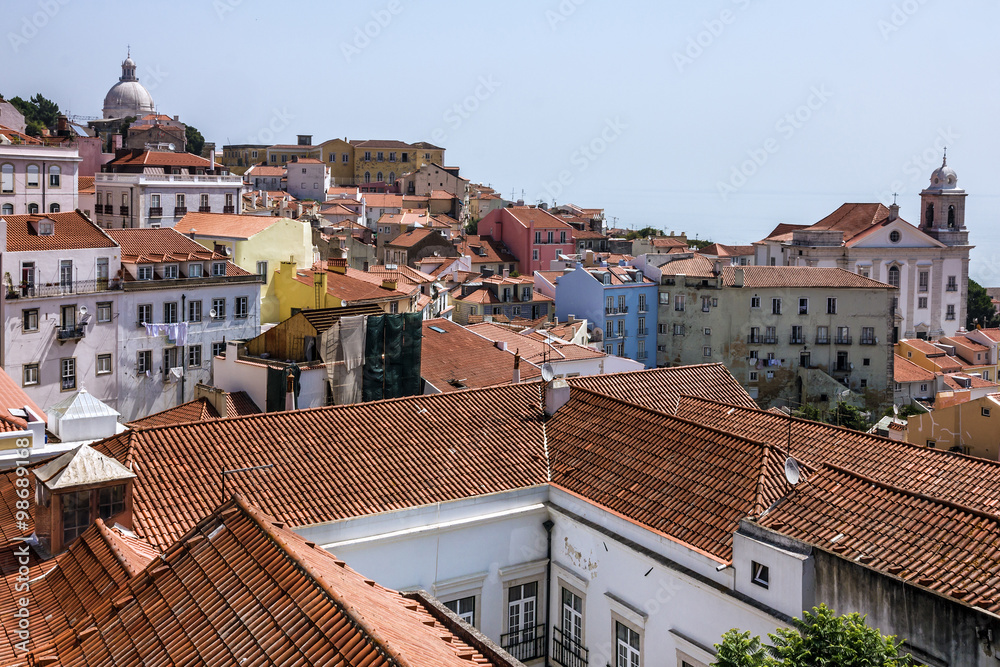 Lisbon, Portugal, panoramic view