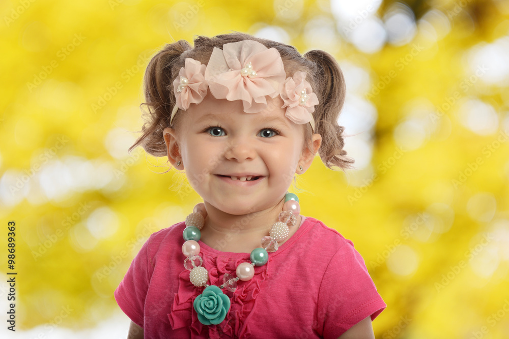 Little girl smiling Little girl smiling
