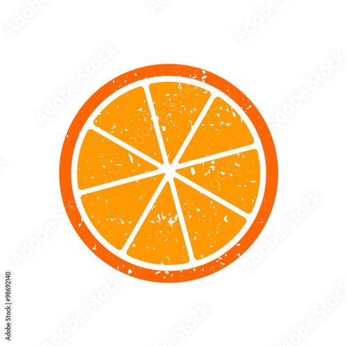 Orange vector image