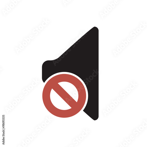 mute sound audio speaker icon