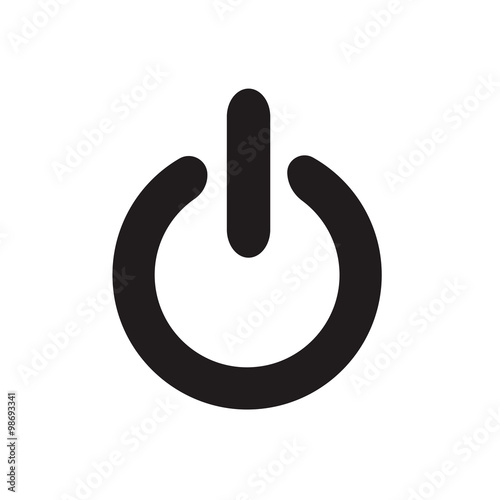 turn on off button power icon