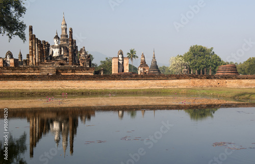 Sukhothai ancient temple  Thailand