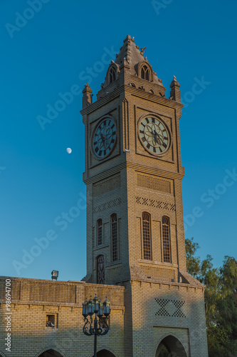 Ol tower with clock in Erbil city built by Ottomans
