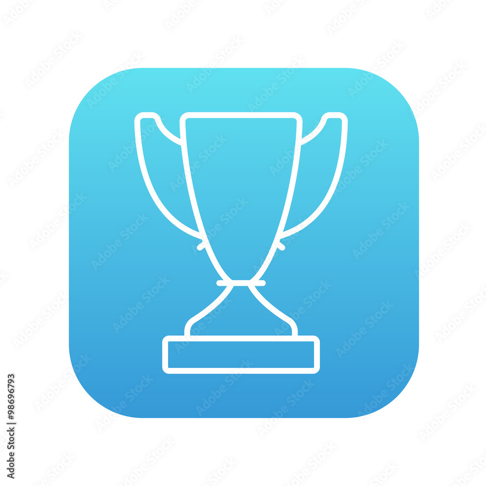 Trophy line icon. Trophy line icon.