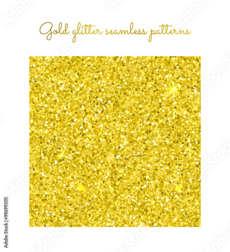 Golden glitter seamless pattern
