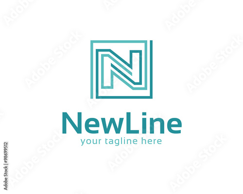 Free Download Business corporate letter N logo design vector. simple letter N logo template. Letter N vector . - GFXLoad